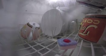 Inside a Dishwasher