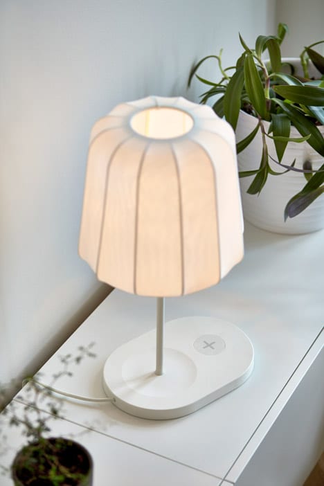 ikea wireless charging lamp
