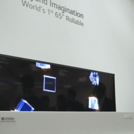 המסך הנגלל של LG