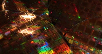 Silicon Wafers Etched Integrated Circuits